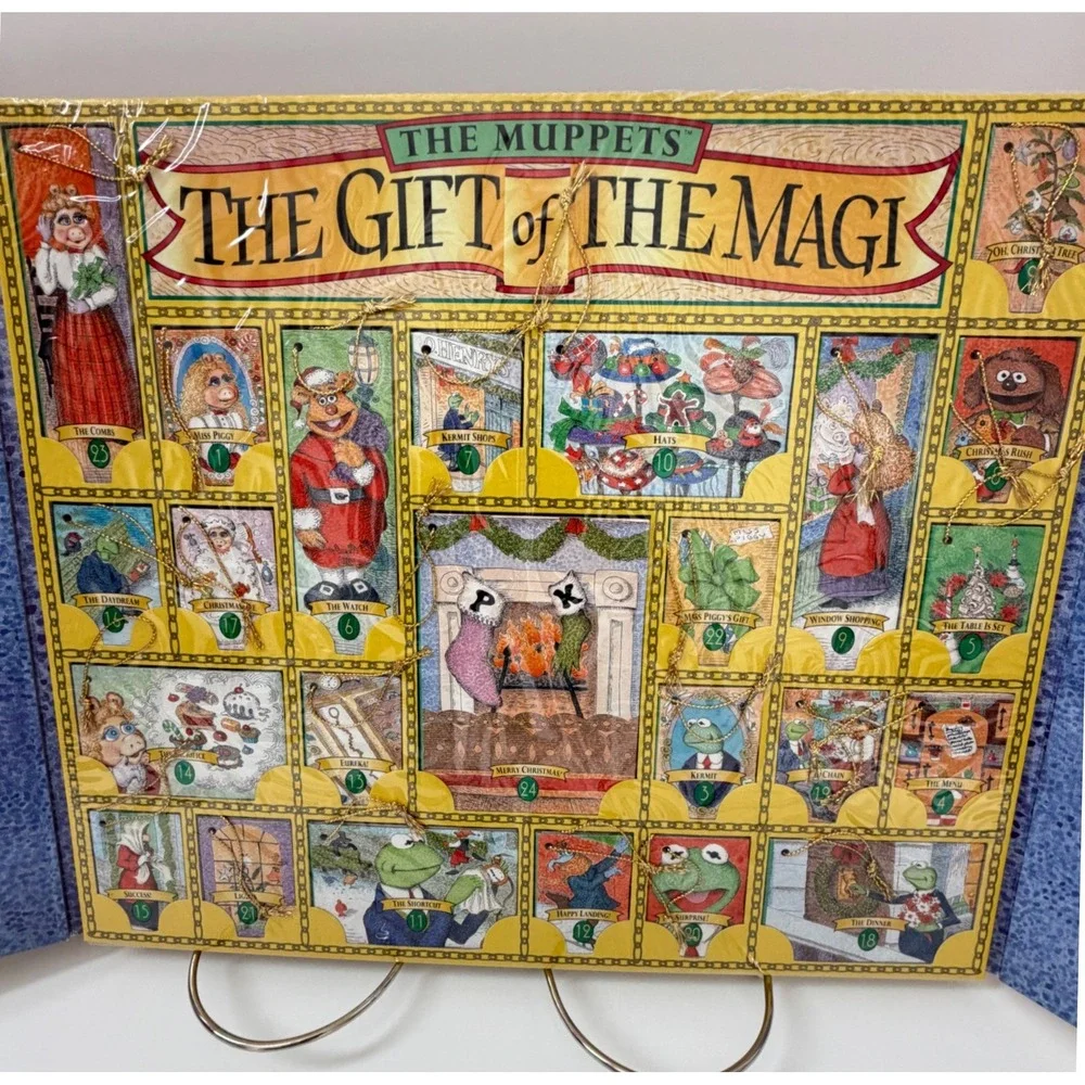 1996 Muppets Gift of the Magi Advent Calendar 24 Story Books Complete Vintage